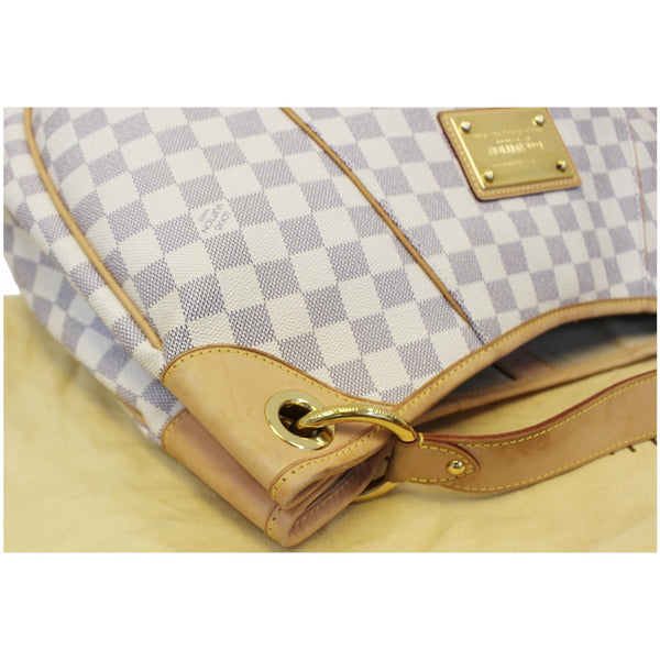 LOUIS VUITTON Galliera GM Damier Azur Shoulder Bag White