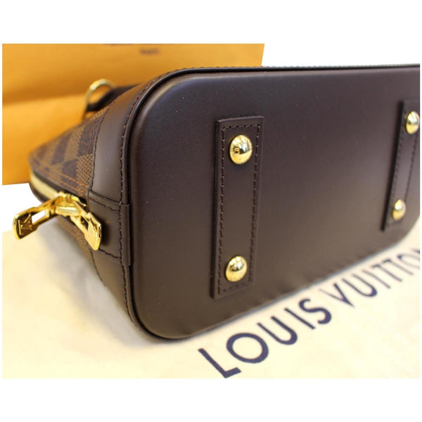 LOUIS VUITTON Alma BB Damier Ebene Satchel Crossbody Bag-US