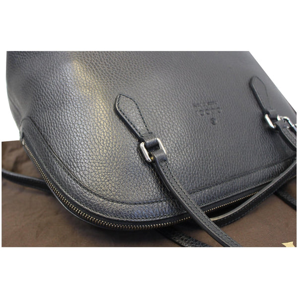 GUCCI Dome Leather Crossbody Bag Black 420023