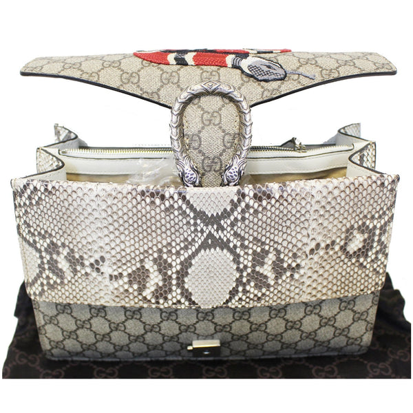 GUCCI Dionysus Medium GG Supreme Embroidered Shoulder Bag 400235 Beige-US