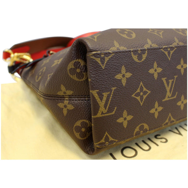 LOUIS VUITTON Tuileries Besace Monogram Canvas Shoulder Bag Caramel