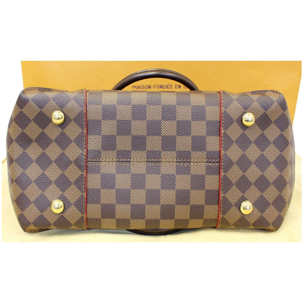 Louis Vuitton Caissa MM Damier Ebene Tote Bag Back side