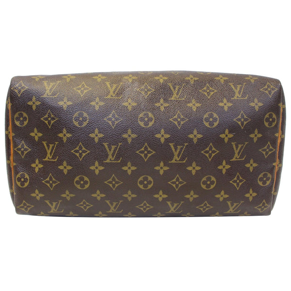 LOUIS VUITTON Speedy 35 Monogram Canvas Satchel Handbag Brown-US