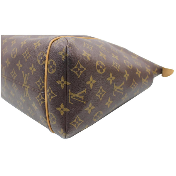 LOUIS VUITTON Totally MM Monogram Canvas Tote Shoulder Bag Brown