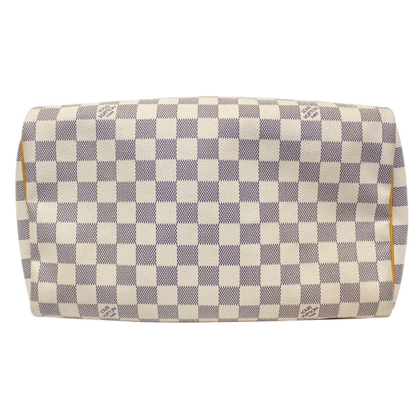 LOUIS VUITTON Damier Azur Speedy 30 Satchel Handbag-US