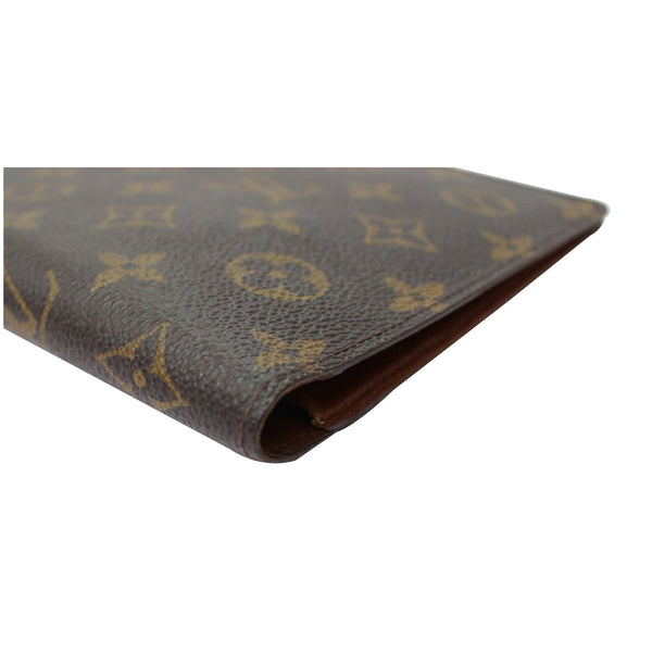 LOUIS VUITTON Agenda Monogram Canvas Notebook Cover Brown
