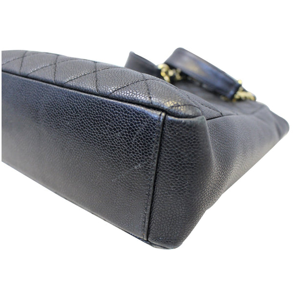 CHANEL PST Petit Shopping Caviar Leather Tote Bag Black-US
