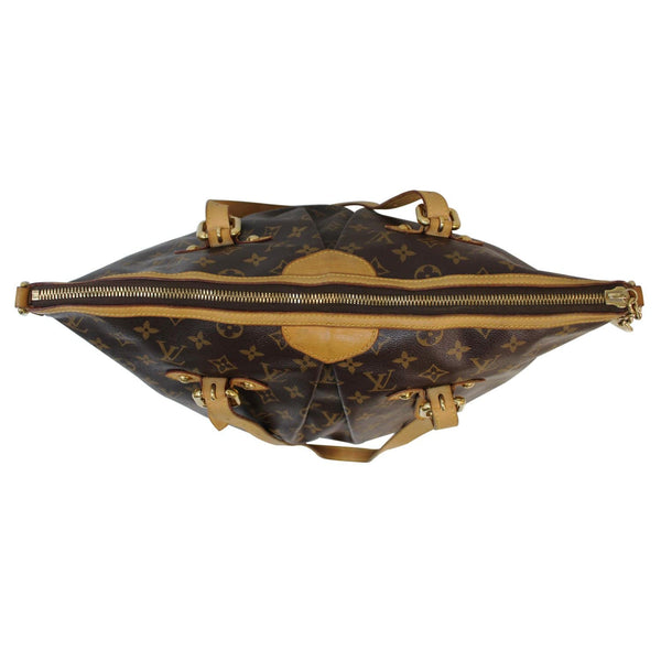 top side Lv Palermo GM Monogram Canvas crossbody bag