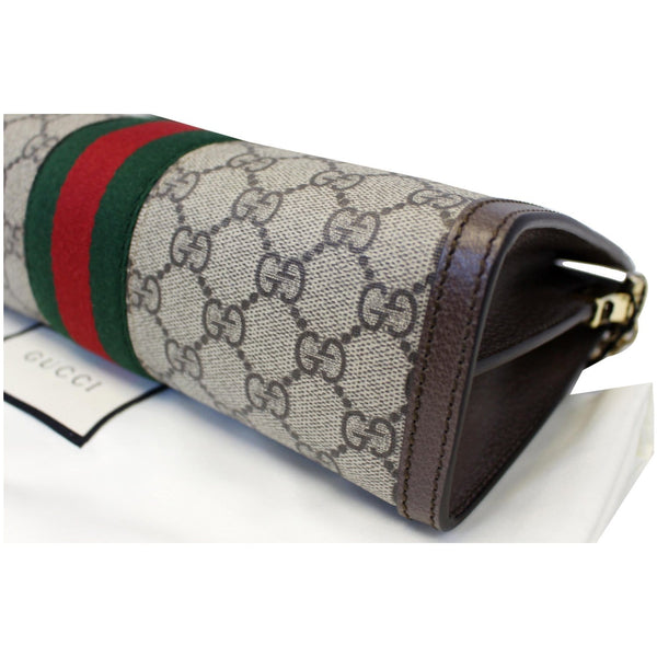 Gucci Ophidia GG Small Supreme Canvas Shoulder Bag Beige