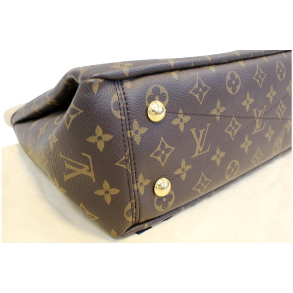 LOUIS VUITTON Pallas Chain Shopper Bag Monogram Canvas Dune