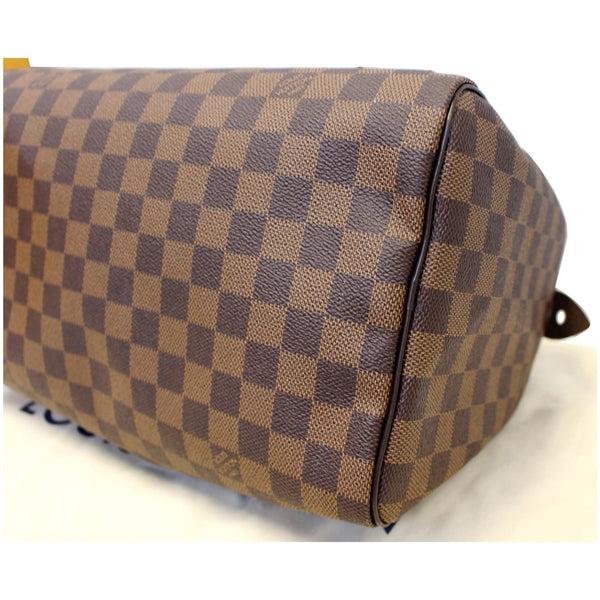 LOUIS VUITTON Speedy 30 Damier Ebene Satchel Bag Brown