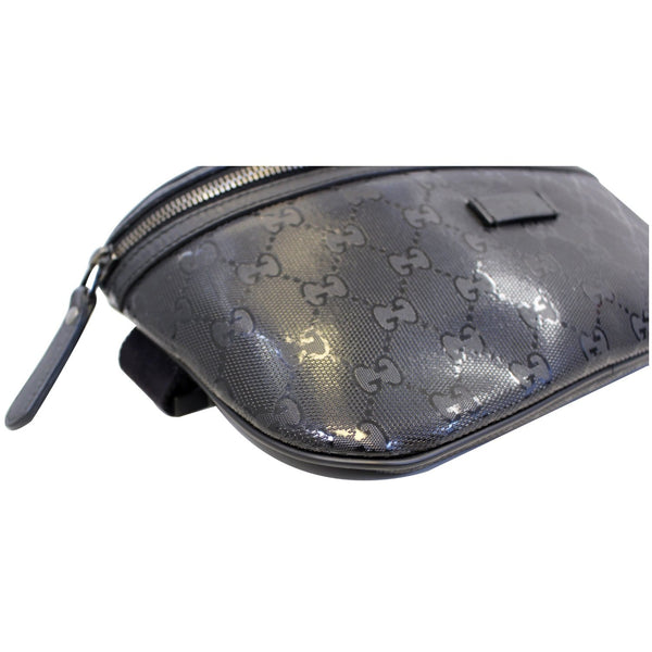 GUCCI GG Imprime Monogram Waist Bum Bag Black 233269-US