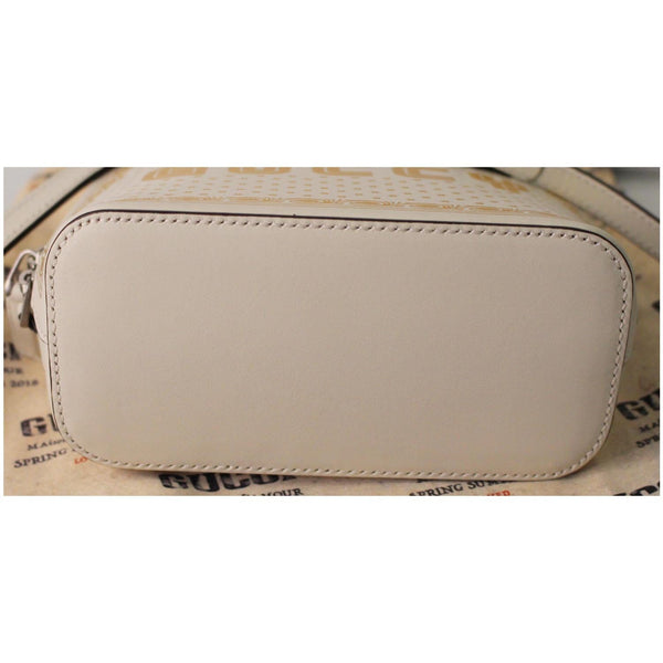 Gucci Moon Steller Guccy Leather Crossbody Bag bottom side