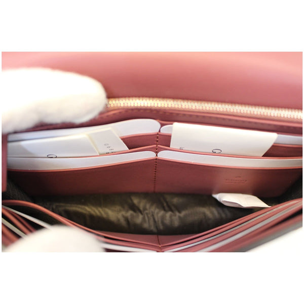 GUCCI GG Supreme Monogram Blooms Chain Wallet Beige 402724-US