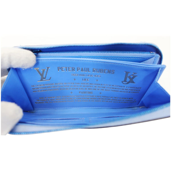 Louis Vuitton Zippy Wallet Peter Paul Rubens Blue - lv logo