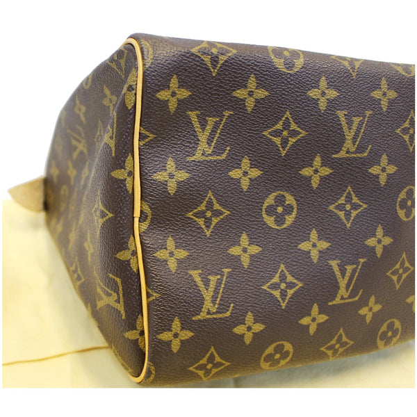 LOUIS VUITTON Speedy 30 Monogram Canvas Brown Satchel Bag