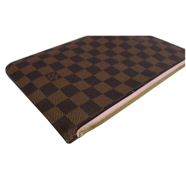 LOUIS VUITTON Pochette Wristlet Pouch Damier Ebene Neverfull MM/GM Brown