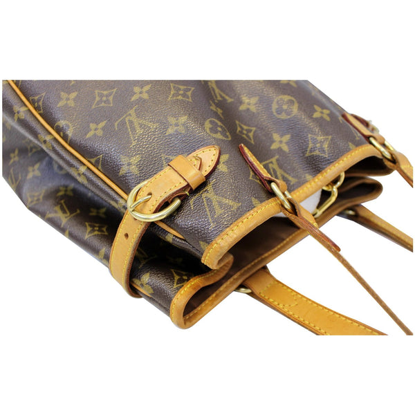 LOUIS VUITTON Batignolles Vertical Monogram Canvas Shoulder Bag Brown-US