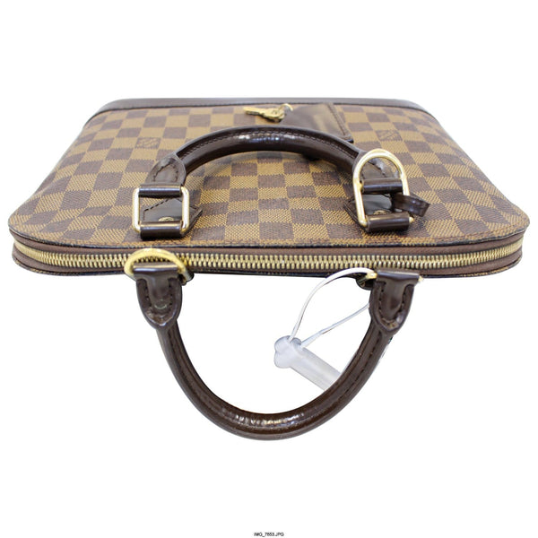 Louis Vuitton Damier Ebene Handbag - Louis Vuitton Alma - front view
