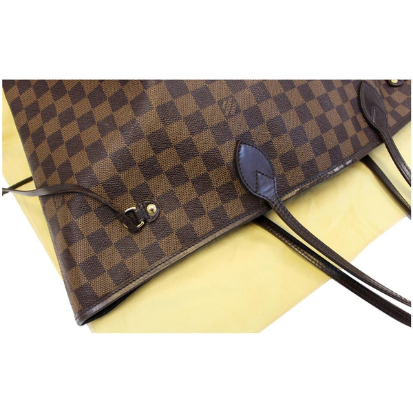 LOUIS VUITTON Neverfull GM Damier Ebene Brown Tote Shoulder Bag-US