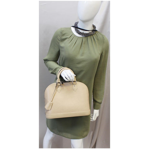 Louis Vuitton Alma Epi Leather Shoulder Bag Model
