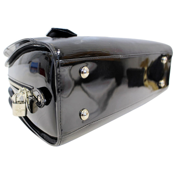 LOUIS VUITTON Black Epi Leather Pont-Neuf GM Satchel Bag