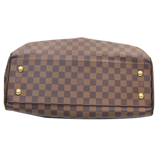 LOUIS VUITTON Trevi GM Damier Ebene Shoulder Handbag Brown