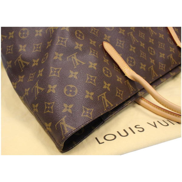 LOUIS VUITTON Raspail GM Monogram Canvas Shoulder Bag Brown
