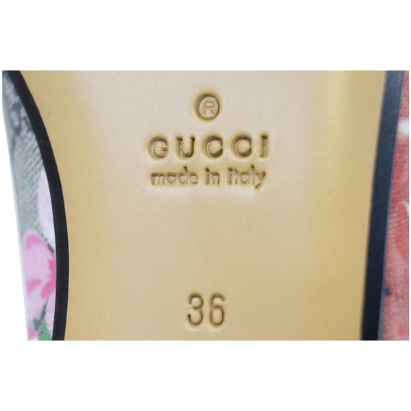 GUCCI Princetown GG Canvas Horsebit Blooms Slipper Pink US 6 432772