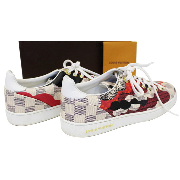 LOUIS VUITTON Overcloud Damier Azur Sneakers Size 7.5 US