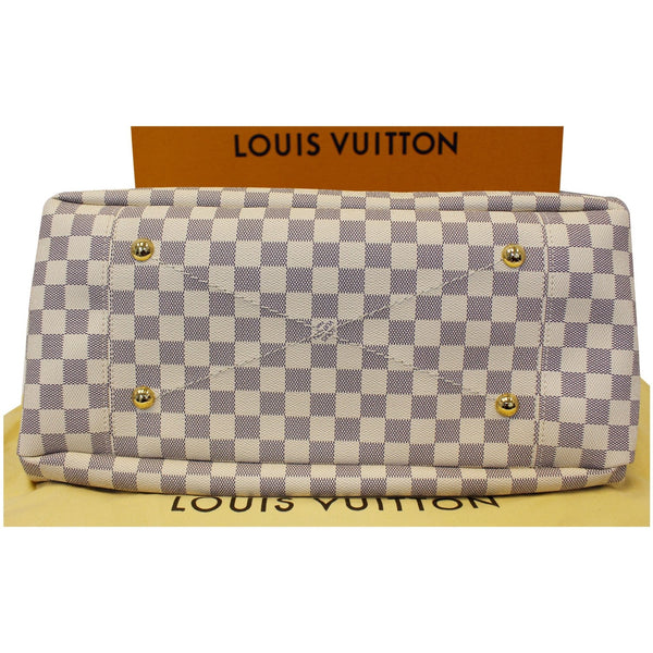 LOUIS VUITTON Artsy MM Damier Azur Shoulder Bag Brown-US