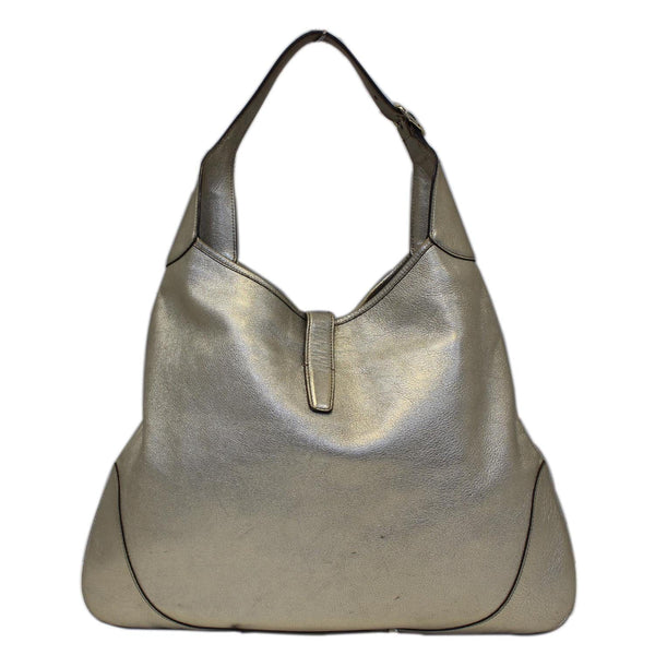 GUCCI Web Jackie O Bouvier Medium Leather Hobo Bag-US