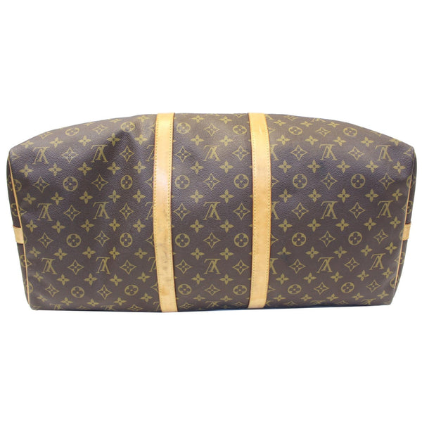 LOUIS VUITTON Keepall Bandouliere 55 Monogram Canvas Travel Bag Brown-US