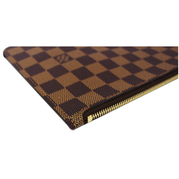 LOUIS VUITTON Pochette Wristlet Pouch Damier Ebene Neverfull MM-US