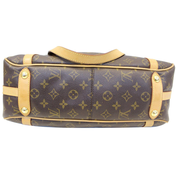 LOUIS VUITTON Stresa PM Monogram Canvas Shoulder Bag Brown