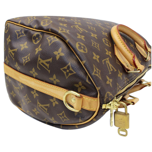 LOUIS VUITTON Speedy 35 Bandouliere Monogram Canvas Satchel Bag