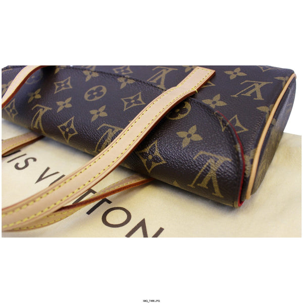 LOUIS VUITTON Sonatine Monogram Canvas Satchel Bag