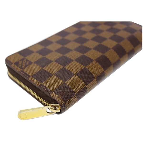 LOUIS VUITTON Damier Ebene Zippy Wallet Brown-US