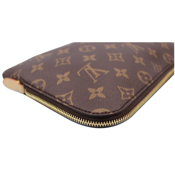 LOUIS VUITTON Etui Voyage PM Monogram Canvas Pouch Brown