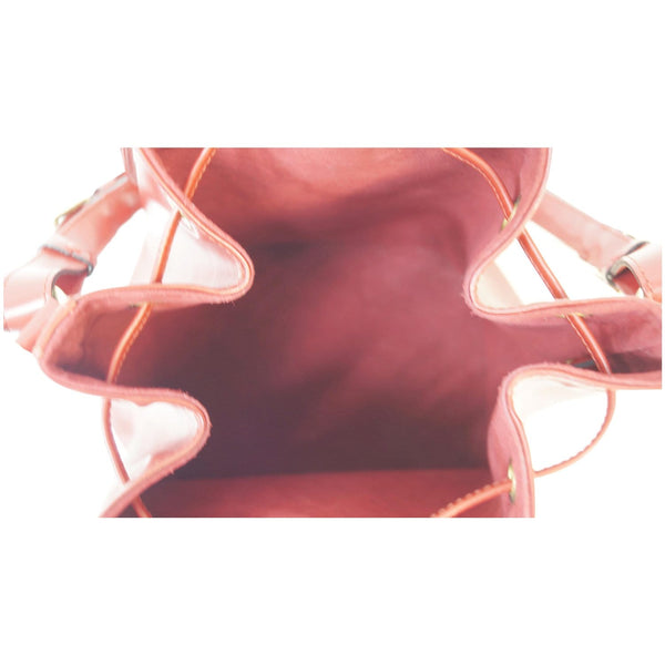 LV Petit Noe Leather interior Bag Red