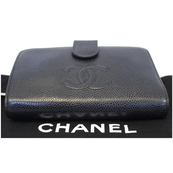 CHANEL CC Caviar Leather Bifold Wallet Black-US