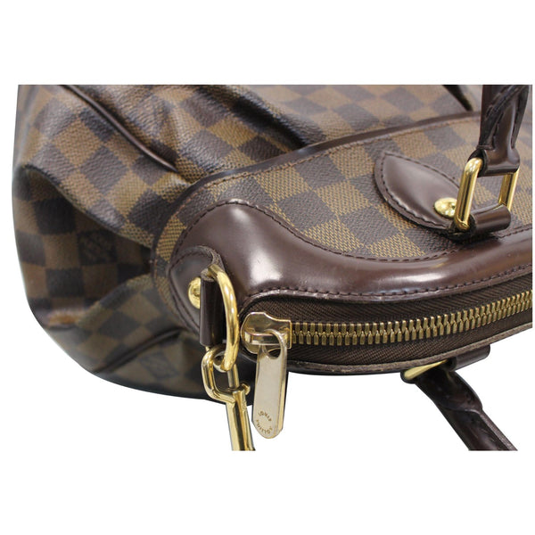 LOUIS VUITTON Trevi PM Damier Ebene Shoulder Bag Brown