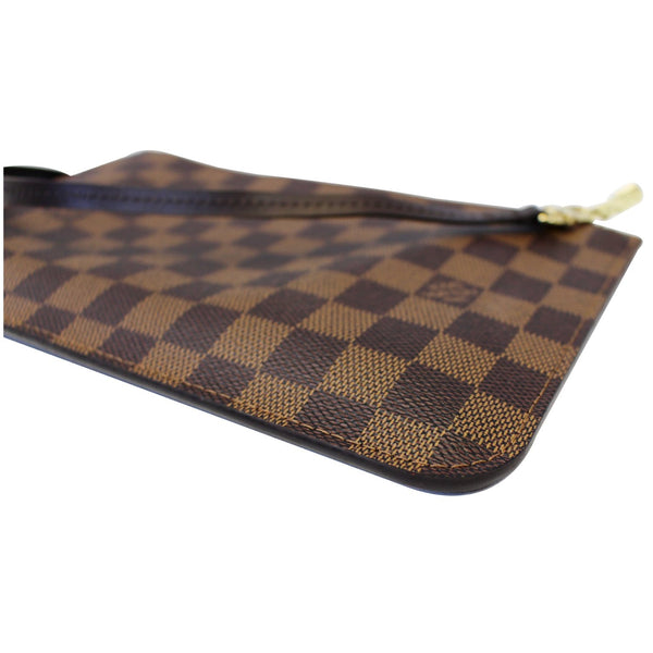LOUIS VUITTON Damier Ebene Pochette Wristlet Pouch Neverfull MM