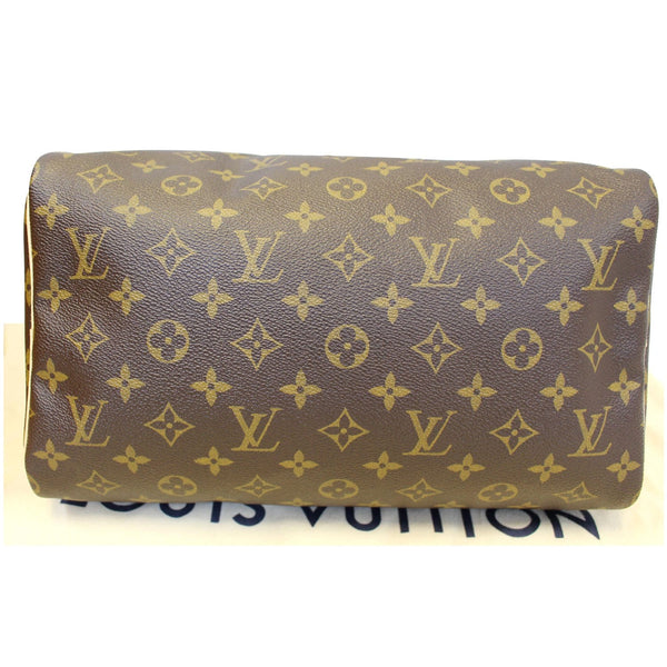 LOUIS VUITTON Speedy 30 Monogram Canvas Satchel Handbag Brown