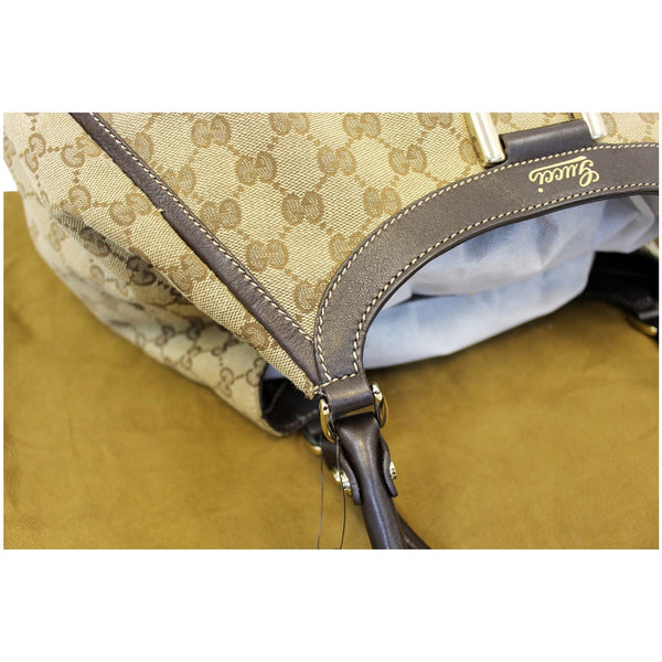 GUCCI GG Canvas D Ring Large Hobo Bag 189835-US