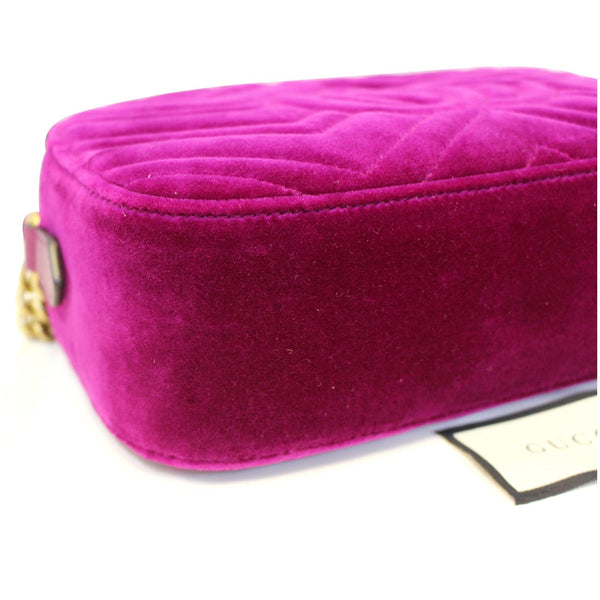 GUCCI GG Marmont Velvet Small Crossbody Bag-US