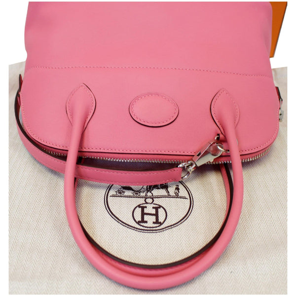 Hermes Bolide 27 Swift Calfskin Bag Rose Azalee - Top view
