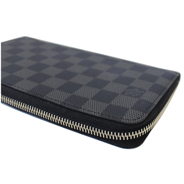 LOUIS VUITTON Zippy Organizer Damier Graphite Wallet Black-US
