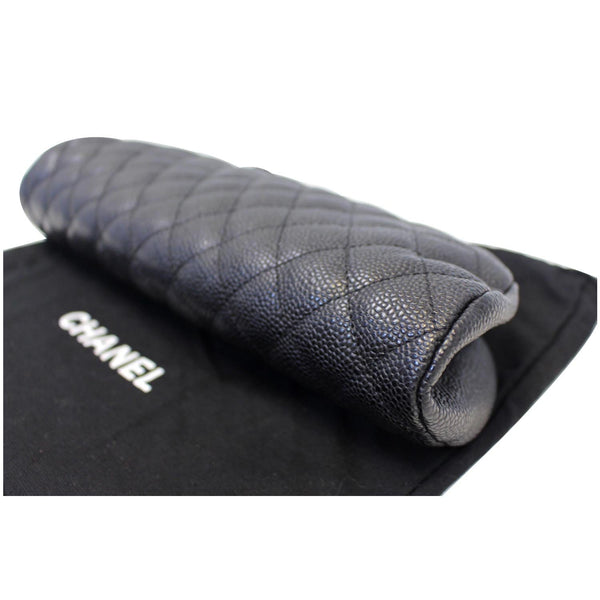 CHANEL Timeless Caviar Quilted Leather Clutch Black-US
