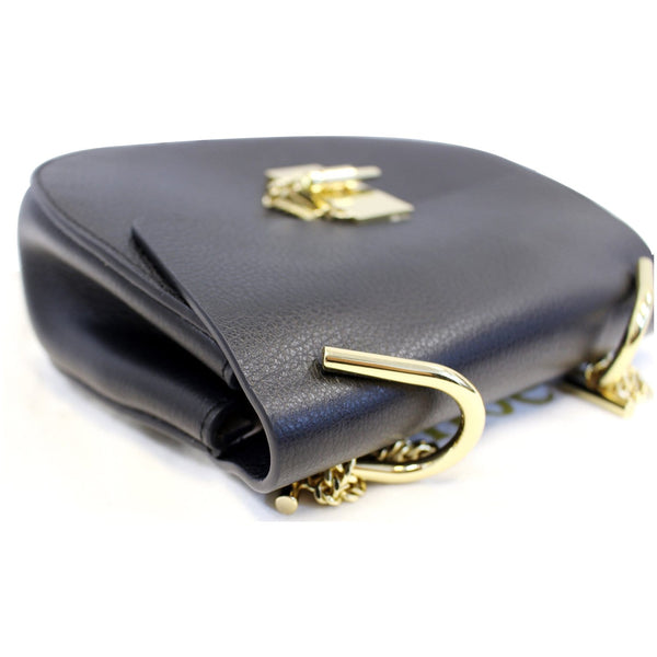 CHLOE Drew Mini Black Leather Crossbody Bag-US